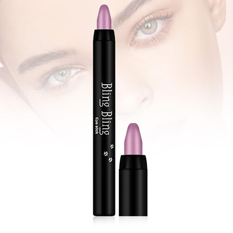 JUDUNA Eyeshadow Stick Set, 2025 New 16 Color Highlighter Eyeshadow Pencil Waterproof Glitter Eye Shadow Eyeliner Pen, Cream Eyeshadow Long Lasting Waterproof High Pigmented Eye Shadow (#07 Rose)