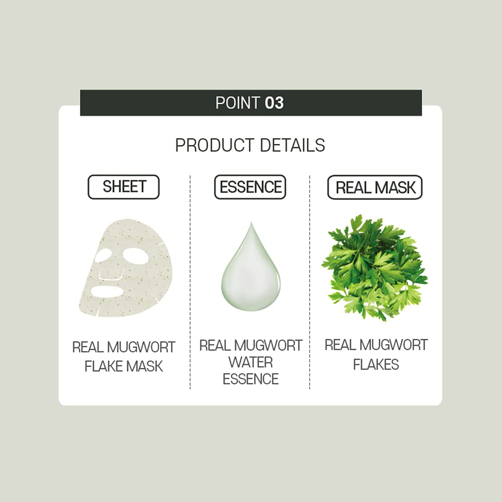I'M SORRY FOR MY SKIN Real Mugwort Calming Mask 10Pcs