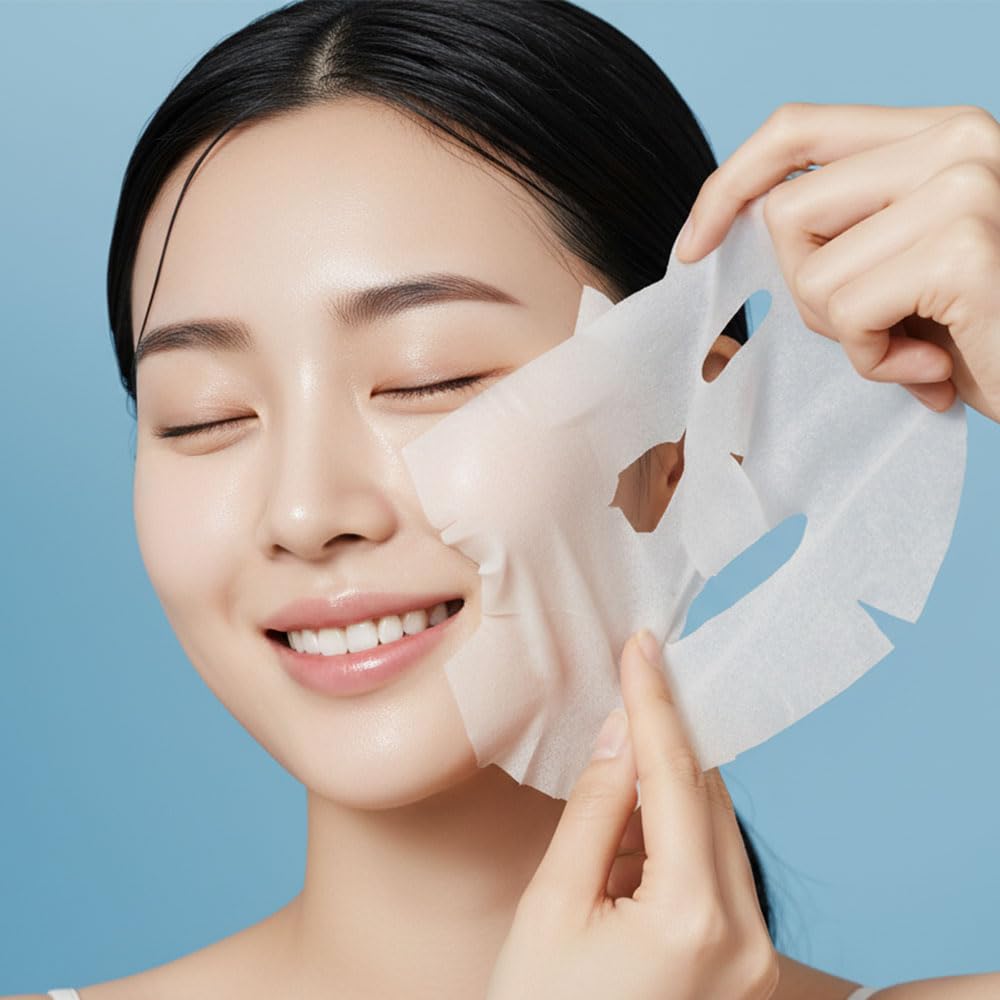 Edally EX Rejuvenating Luxury Aqua Mask - Premium K-Beauty Hyaluronic Acid Facial Sheet Mask for Dry Skin - Deep Hydration, Plumping & Soothing Care - [10 Sheets/Box]