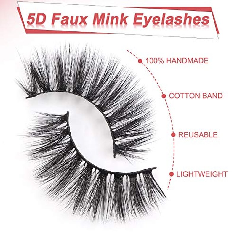 30 Pairs Lashes, New 6 Style Eyelashes Natural Look to Dramatic Long False Eyelashes, Handmade Reusable Fake Eyelashes (30 Pairs with Portable Boxes)