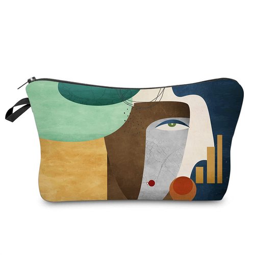 LOOMILOO Cosmetic Bag for Women, Adorable Roomy Makeup Bags Travel Water Resistant Toiletry Bag Accessories Organizer (L2-55402)
