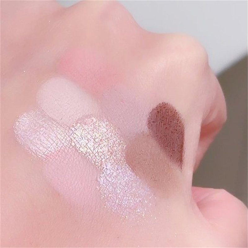 GHFCZOO Blooming Your Own Beauty Eyeshadow Palette, 9 Shades, Glitter and Matte Finishes (20#)