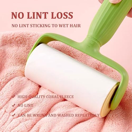 GDSAFS New Super Absorbent Hair Towel Wrap for Wet Hair, 2025 New Microfiber Hair Towel Wrap Dry Turban, Soft Bow Tie Plopping Head Towels Shower Cap, Quick-Drying Thickened for Women (Red)