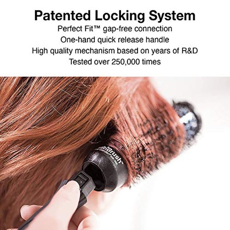 Olivia Garden MultiBrush Detachable Thermal Styling Hair Brush MB-46B (1 3/4")