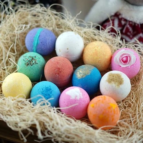LifeAround2Angels Fun and Sweet Bath Bombs Gift Set 12 Pack Made in USA Fizzies, Shea & Coco Butter Dry Skin Moisturize, Handmade Birthday Mothers Day Gifts idea for Her/Him, Wife, Girlfriend, Kids