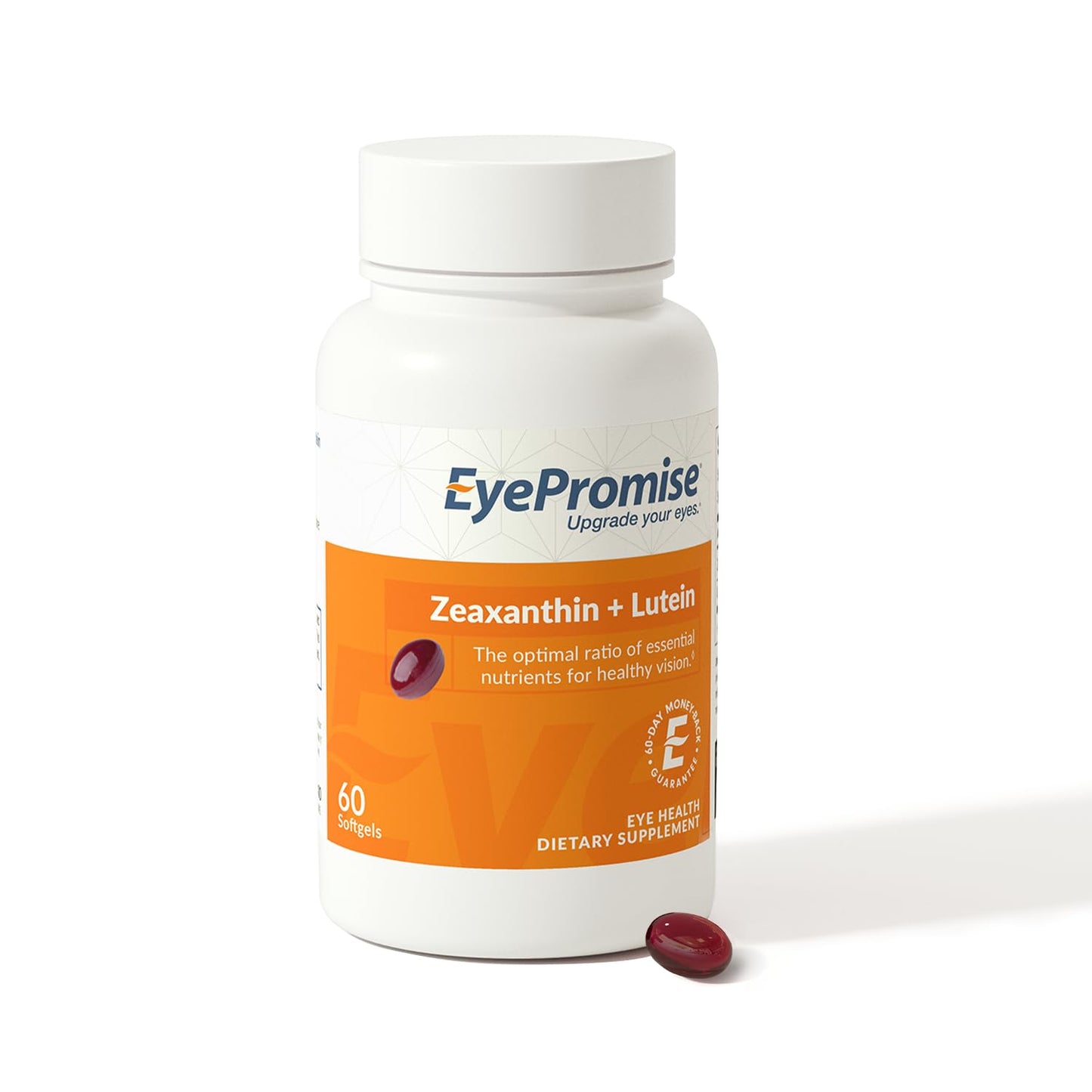 EyePromise Zeaxanthin Plus Lutein Eye Health Supplements - 60 Softgels