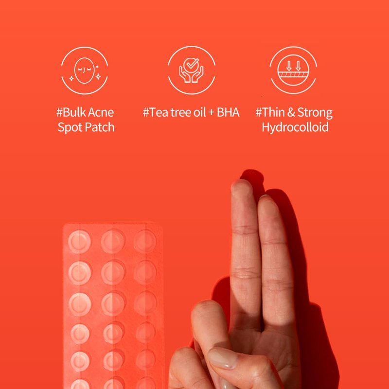 Hydrocolloid Acne Pimple Patches - 90 Pack Spot Treatment for Face, Blemishes & Breakouts | Invisible Skin Care Solution