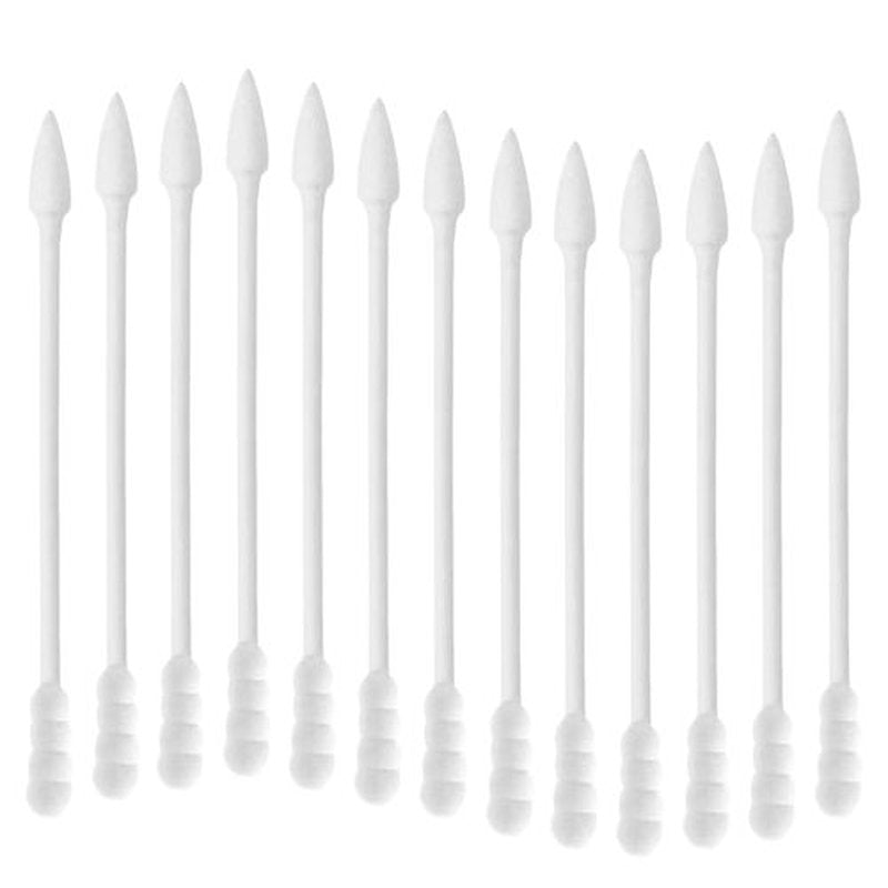 Pointed Tip Cotton Swabs, 800 Count Double Tipped Precision Tips Cotton Buds Spiral Head with Paper Stick, Cotton Buds for Makeup, Personal Care, Crafts(Pointed+Spiral Head)