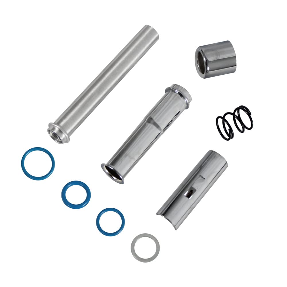 Complete Adjustable Pushrods & Cover Kit Chrome Push Rod Kits Set Replacement for 1999-2017 Harley Davidson Twin Cam 99-17(excludes 2017 Touring)