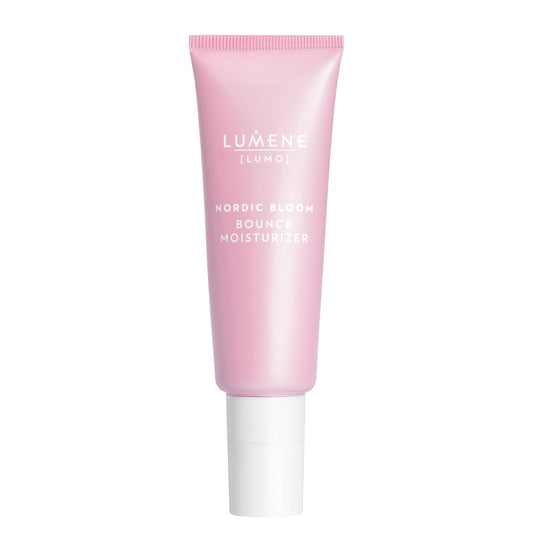 Lumene Nordic Bloom [LUMO] Bounce Moisturizer – Lightweight & Plumping with Vegan Collagen Peptides, Triple Hyaluronic Acid & Nordic Lingonberry, Fragrance-Free Cream-Gel for All Skin Types, 50 ml