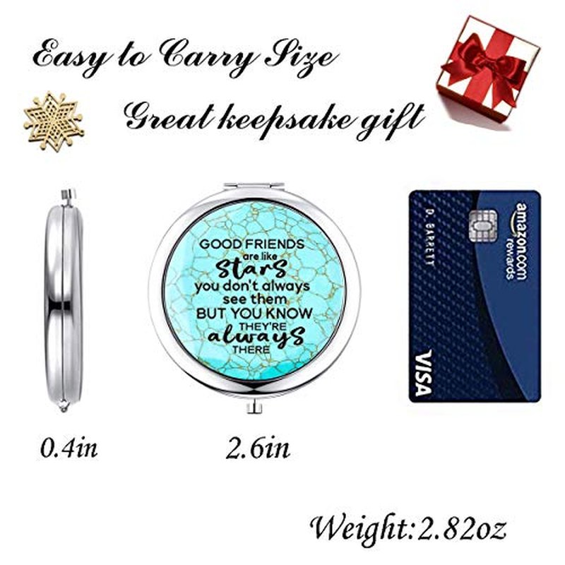 for Women Female,Long Distance Birthday Gifts for Friends Sisters,Coworker Leaving Gifts for Women（Friends are like stars）