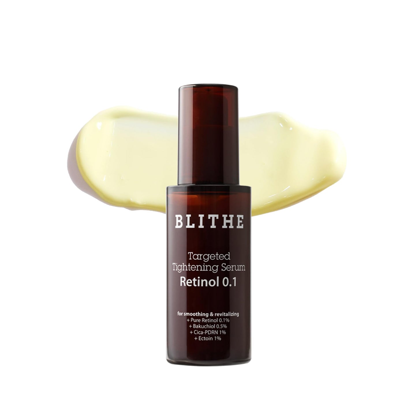 BLITHE Targeted Tightening Retinol 0.1 Serum, Wrinkle and Firm Concentrated Care, Formulated with Pure Retinol 0.1%, 1.0 fl oz