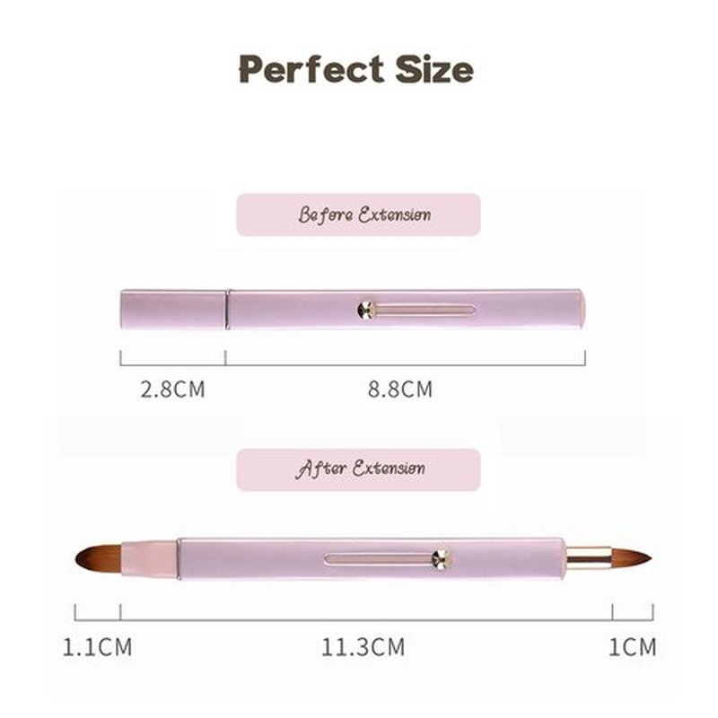 Lip Applicator Brush - 3 Pack Exquisite Professional Dustproof Retractable Lip Brush - Makeup Lipstick Lip Gloss Applicators (Pink Red Gold)