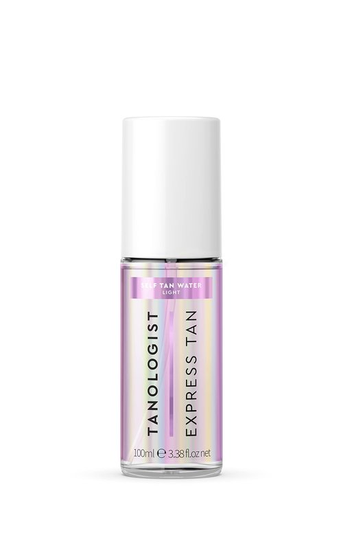 Tanologist Mini Express Self Tan Water, Light - Hydrating Sunless Tanning Water, Vegan and Cruelty Free, 3.38 Fl Oz
