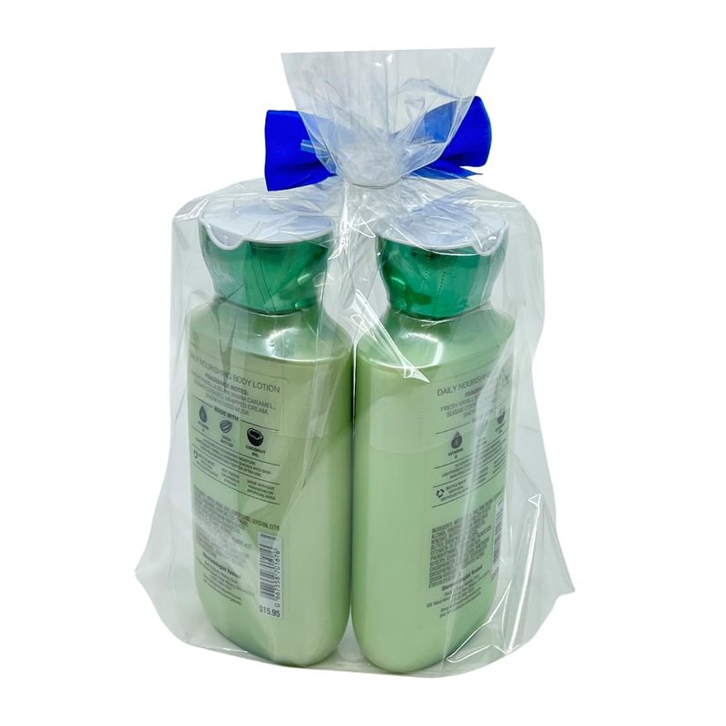 Vanilla Bean Noel Body Lotion Gift Set - Holiday Duo with Blue Bow | 2023 Edition