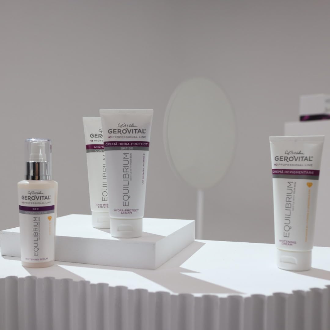 Gerovital EQUILIBRIUM Anti-Wrinkle Eye Contour Cream | Professional Cream for Eyes, 100 ml