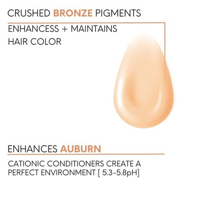 Watercolors Semi Permanent Color Depositing Shampoo. Sulfate & Paraben Free to Maintain & Enhance Hair Color 8.5 oz - MOLTEN BRONZE