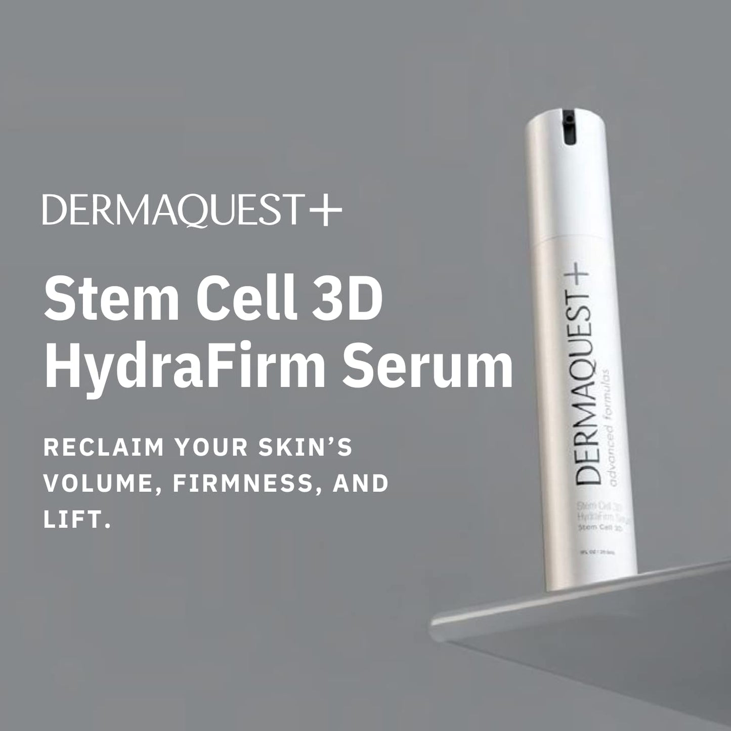 DermaQuest+ NEW Stem Cell 3D HydraFirm Face Serum (1oz)