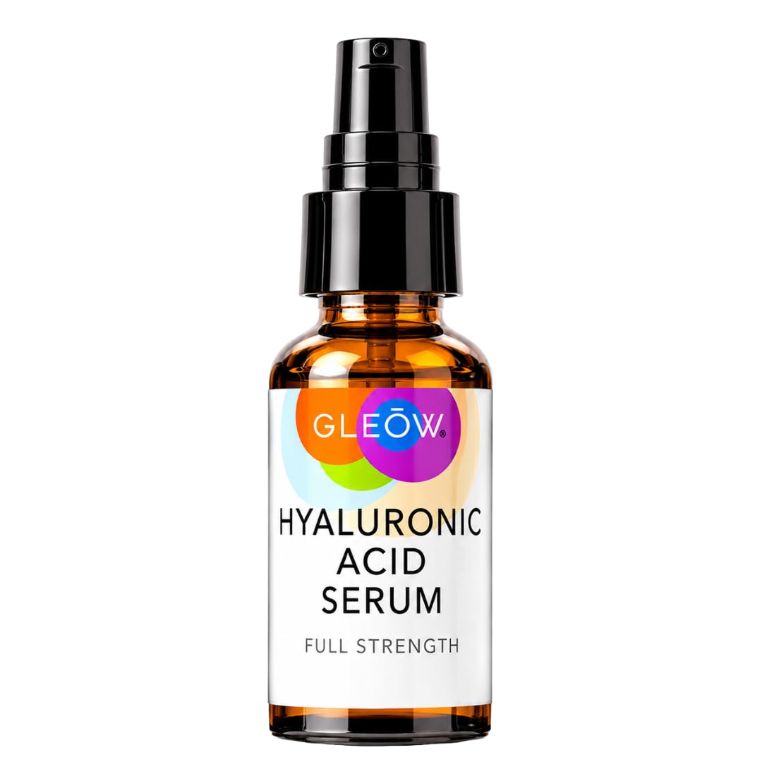GLEOW New 2024 Pure Hyaluronic Acid Serum for Face - Hydrating Serum for Women - Hyaluronic Acid Pure Face Serum for Women - Face Serum for Dry Skin with Dark Spots 2oz