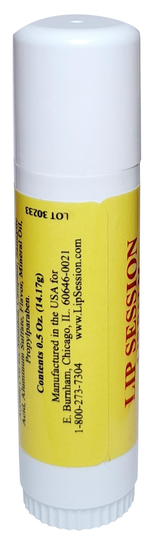 Lip Session Lip Balm Big Sticks – Assorted Flavors Vanilla Original, Strawberry & Banana - 3 Pack - 0.5 Oz. Each - With Vitamin E & Cocoa Butter - Moisturizes & Soothes Dry, Cracked, or Chapped Lips
