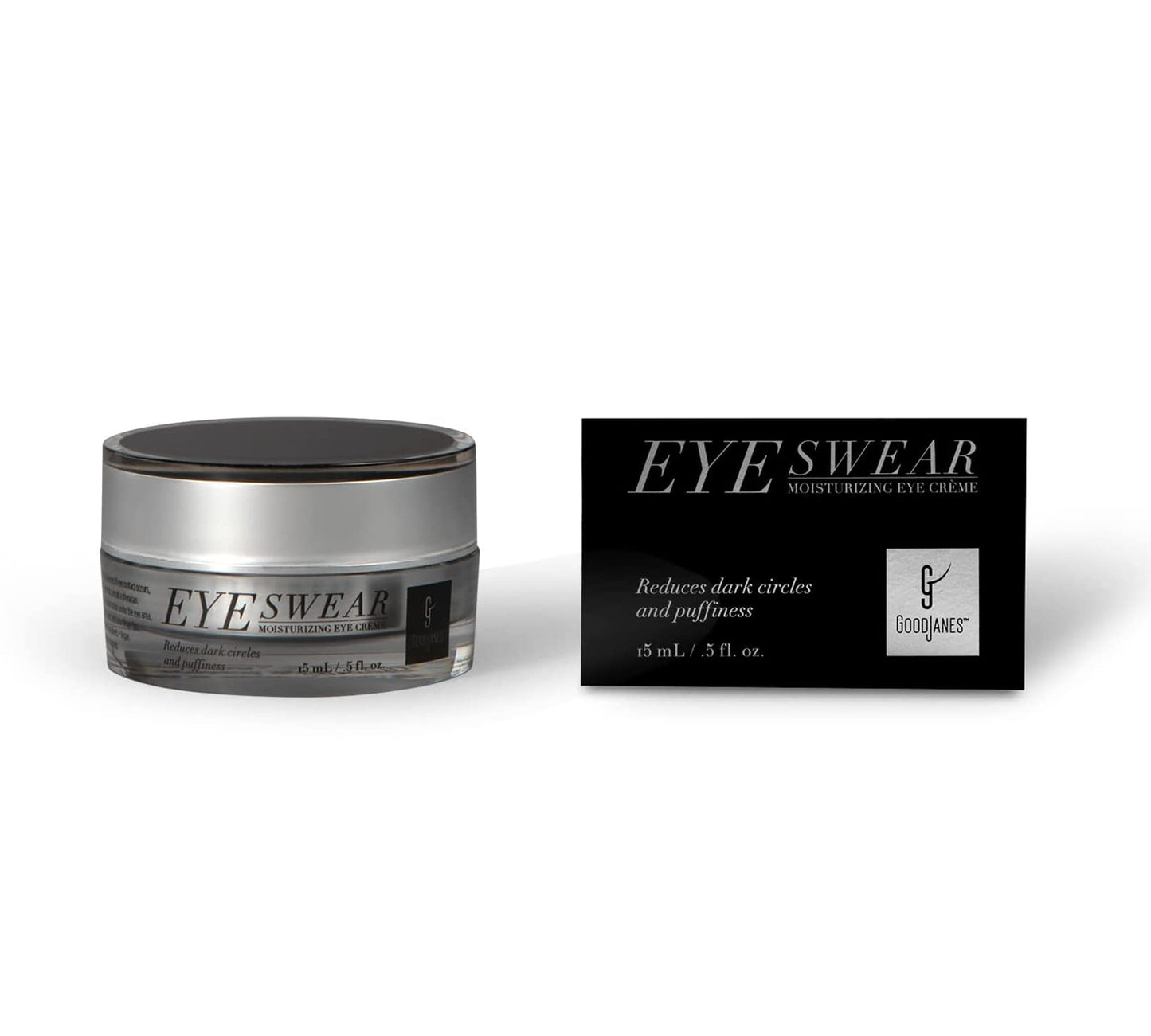GOODJANES Eye Swear Brightening Eye Cream with Aloe Vera, Lavender & Stem Cell Complex – Hydrating Formula for Dark Circles, Puffiness & Fine Lines – Vegan & Cruelty-Free