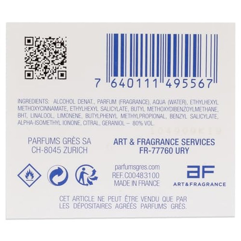 Gres Cabotine Vivide for Women Eau de Toilette Spray, 3.4 Ounce