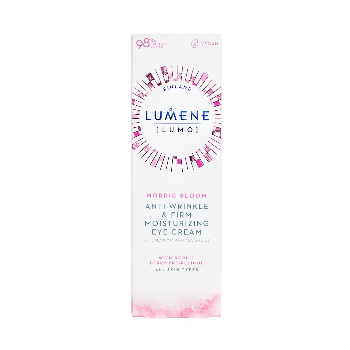 Lumene Nordic Bloom Anti-Wrinkle Firming Moisturizing Eye Cream 0.5 fl oz