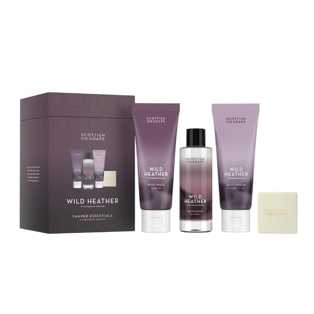 Scottish Fine Soaps Wild Heather Pamper Collection Gift Set