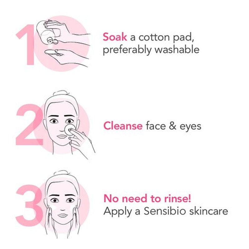 Bioderma - Sensibio H2O PUMP - Micellar Water - Cleansing and Make-Up Removing – Refreshing feeling – for Sensitive Skin, 16.9 Fl Oz (Pack of 1)