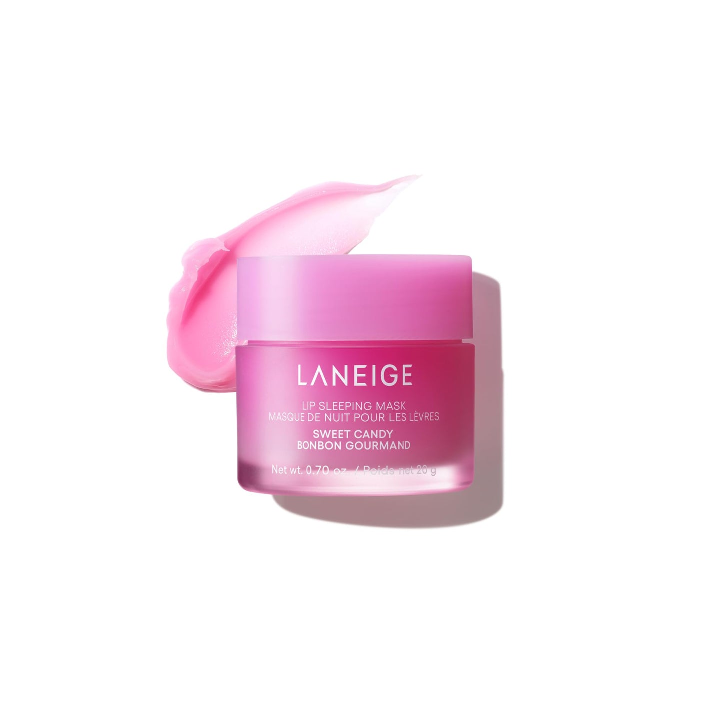LANEIGE Lip Sleeping Mask, Sweet Candy: Nourishing Overnight Lip Treatment with Vitamin C, Shea & Murumuru Butter for Hydrating Dry, Flaky Lips