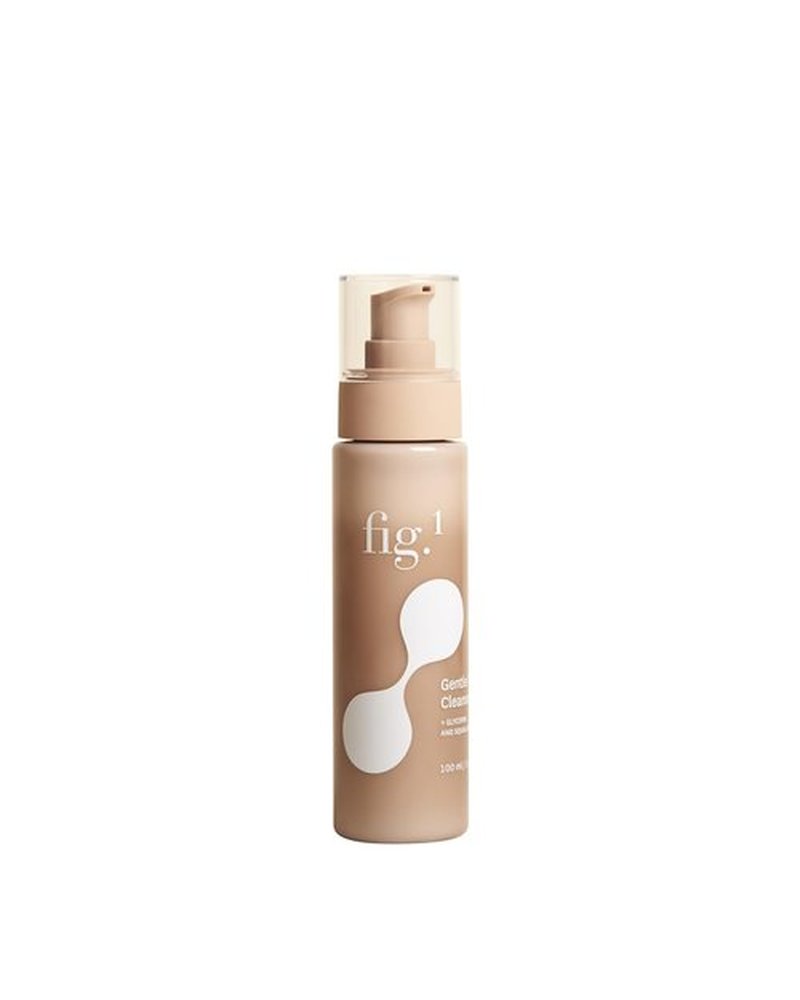 Fig.1 Gentle Cream Cleanser, Soft & Nourishing Facial Cleanser for Sensitive Skin, with Glycerin & Squalane, 100ml
