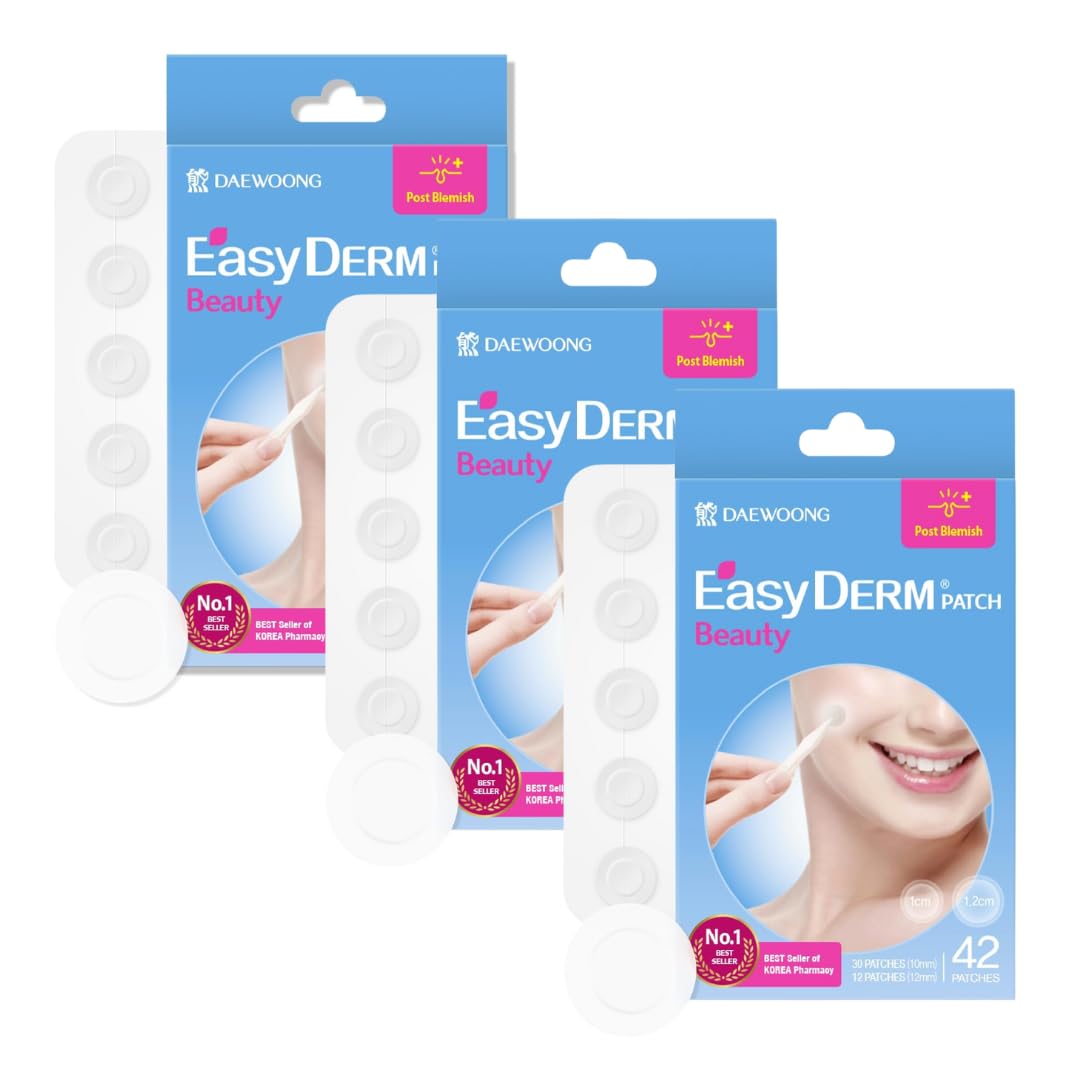 EasyDerm Beauty Hydrocolloid Pimple Patch 3 packs(126ea) - Korean Acne Care