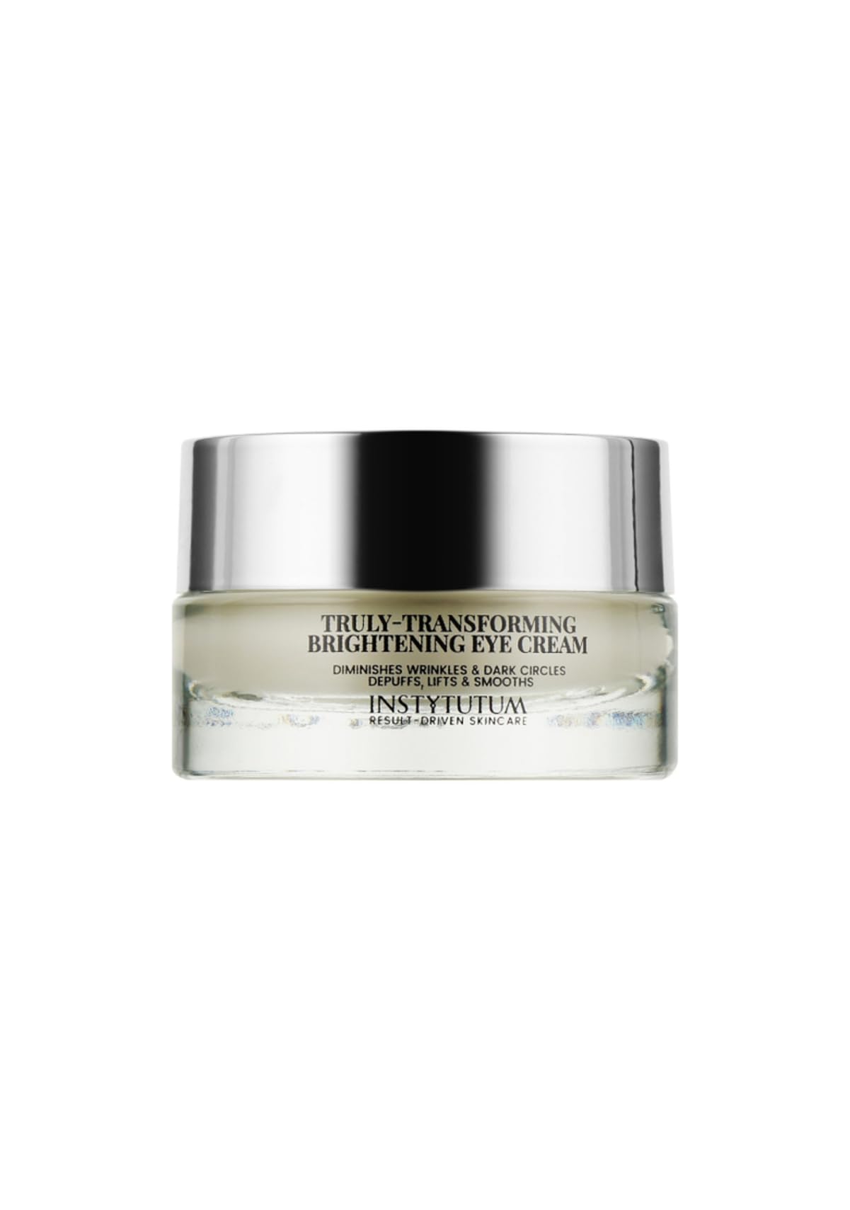 INSTYTUTUM Truly-Transforming Brightening Eye Cream, 0.5 oz, Anti-Aging Treatment for Dark Circles, Fine Lines, Puffiness