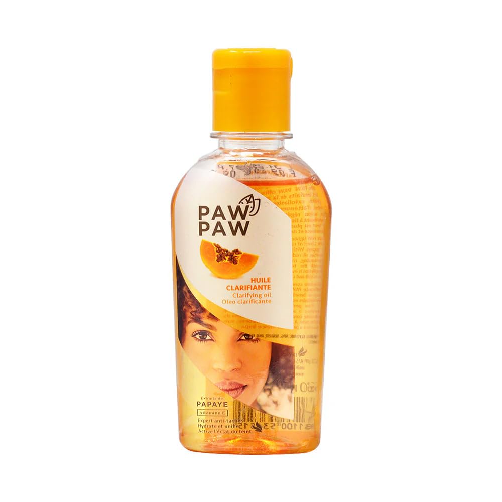 PAW PAW Skin Oil with Natural Papaya Extract – Nourishing & Smoothing Daily Body Moisturizer – 60ml, Pack of 4