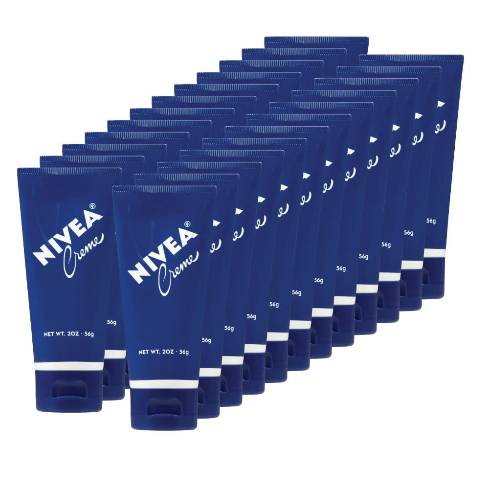 NIVEA Creme Body, Face and Hand Moisturizing Cream for All Skin Types, Rich Body Moisturizer with Provitamin B5, 6.8 Oz Jar, Pack of 3