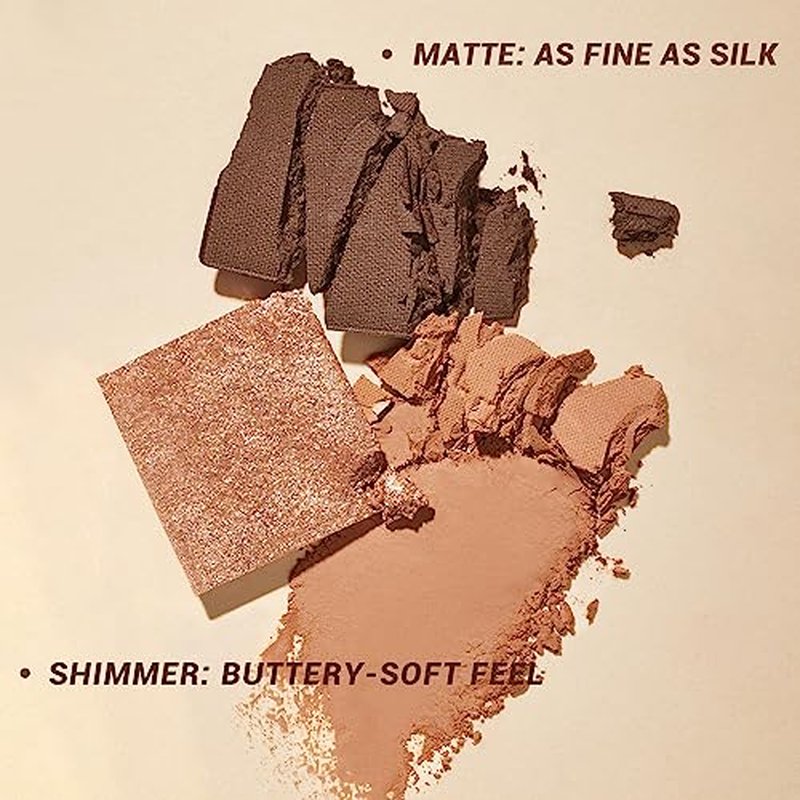 INTO YOU Nude Eyeshadow Palette, 4 Colors Matte Eye Shadow Palletes, Warm Neutral Naked Pigments, Long Lasting Professional Beauty Makeup Eyeshadow
