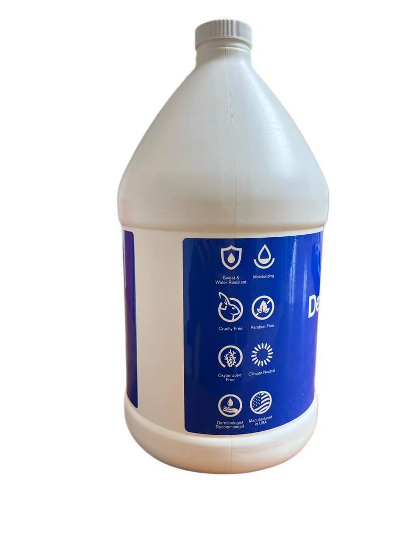Dermatone Sport Sunscreen Lotion SPF 50 - Vitamin C & Aloe, Sweat & Water Resistant | 1 Gallon Pump Bottle
