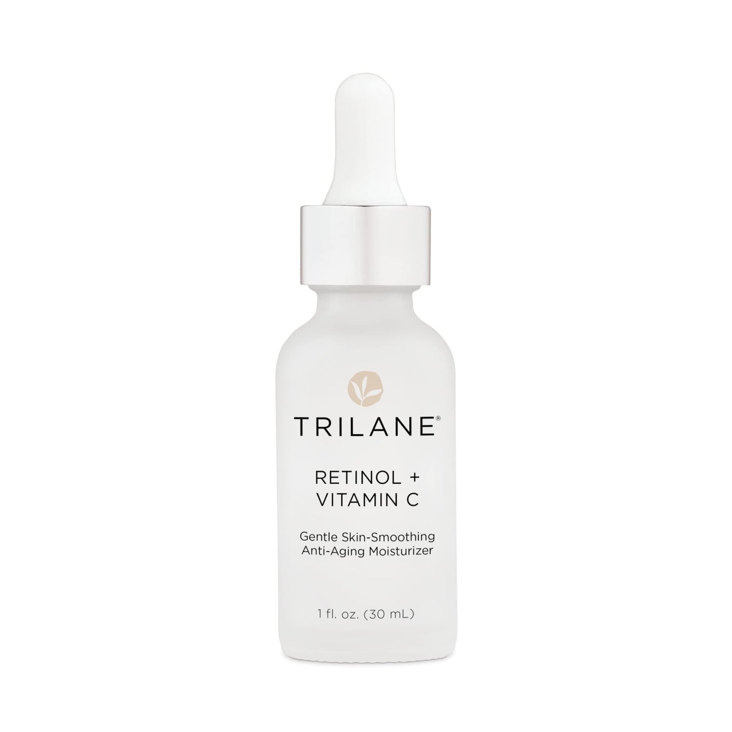 Trilane Retinol + Vitamin C with Squalane, Visibly Reduces the Signs of Aging for Softer, Smoother, More Radiant Skin with Zero Irritation, 1 fl. oz.