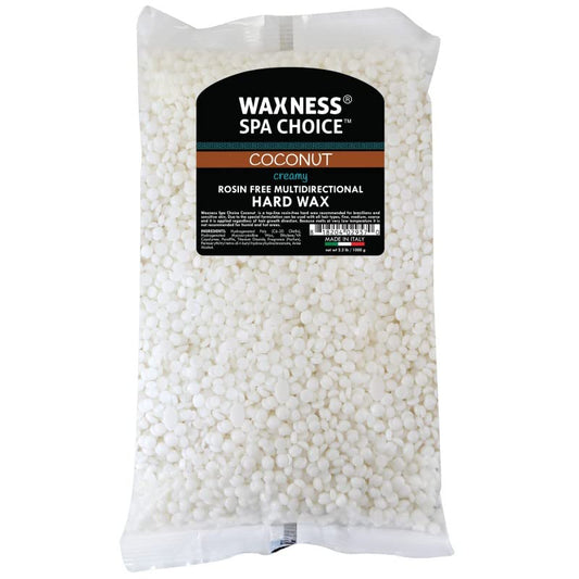 Waxness Rosin-Free Hard Wax for Hair Removal - Mango Scent, 2.2 lb (1 kg)