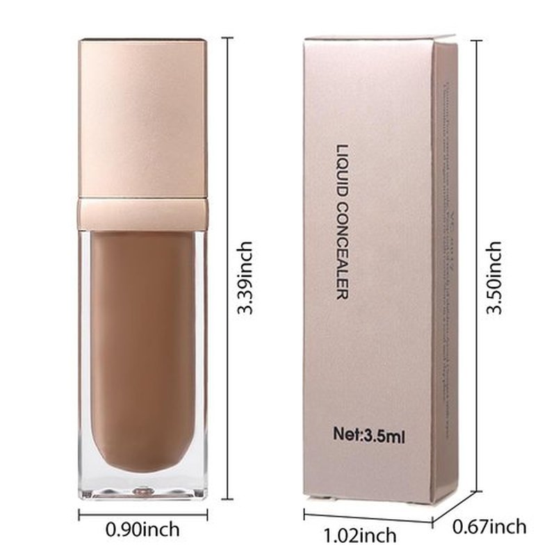 24-Hour Full Coverage Concealer Wand Concealer – Professional Makeup, Matte Finish,Waterproof, Liquid Contour Face Highlighter Makeup Smudge-Proof Formula for Flawless Wear 05# Cocoa