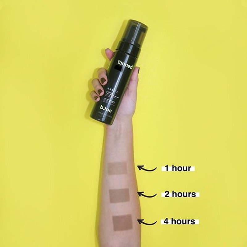b.tan Dark Self Tanner | Get Tanned - Fast, 1 Hour Express Sunless Tanning Mousse, No Fake Tan Smell, No Added Nasties, Vegan, Cruelty Free, 6.7 Fl Oz