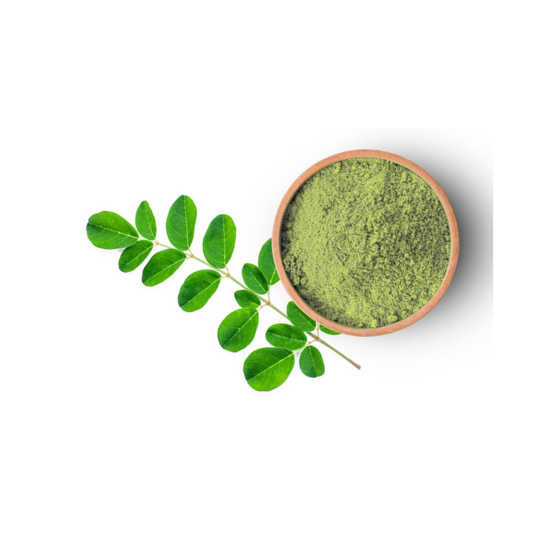 HalalEveryDay Moringa Leaf Powder, 100% Pure Vegan Supplement, Energy Booster, Ingredient for Multi-Vitamin Smoothies, 1lb / 16oz Bag