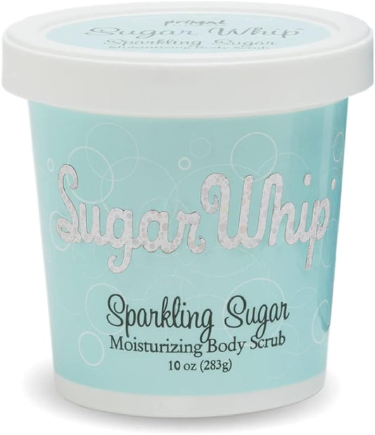 Exfoliating Sugar Scrub - Primal Elements Face & Body Cleanser | Moisturizing Sugar Whip, 10 oz