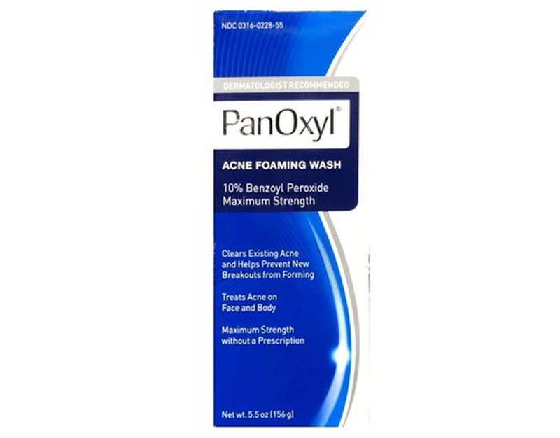 PanOxyl 10% Acne Foaming Wash 5.5 Ounce (Pack of 1)