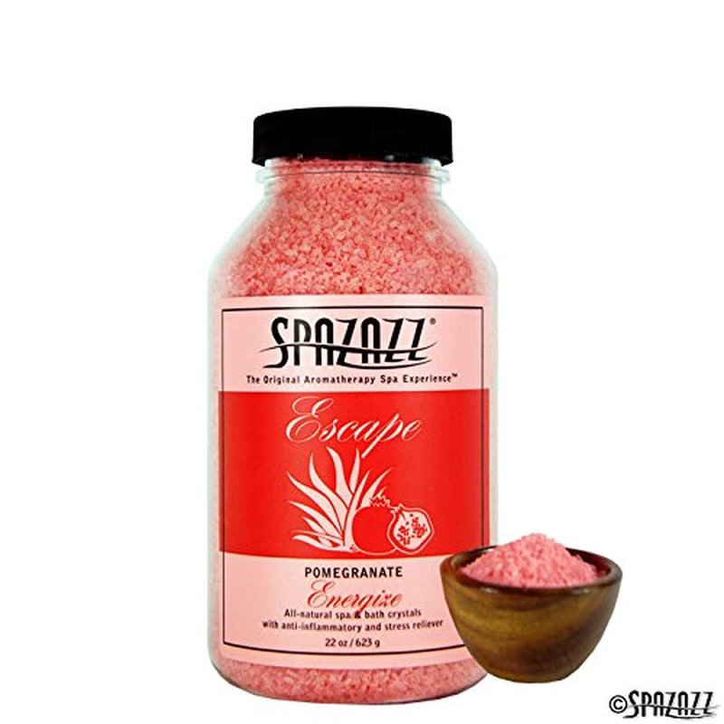 Spazazz SPZ-261 Escape Aromatherapy Crystals Container, 22-Ounce, Pomegranate Energize