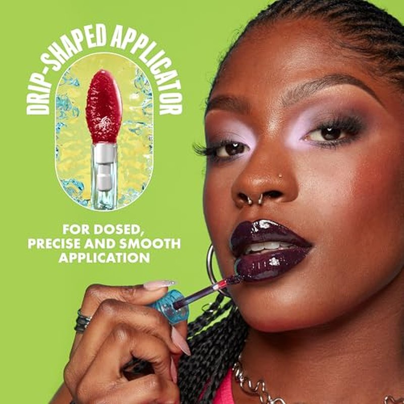 NYX PROFESSIONAL MAKEUP Lip IV Hydrating Gloss Serum, Lip Stain with 12HR Hydration - Water Bout Wine (Red Lip Gloss)