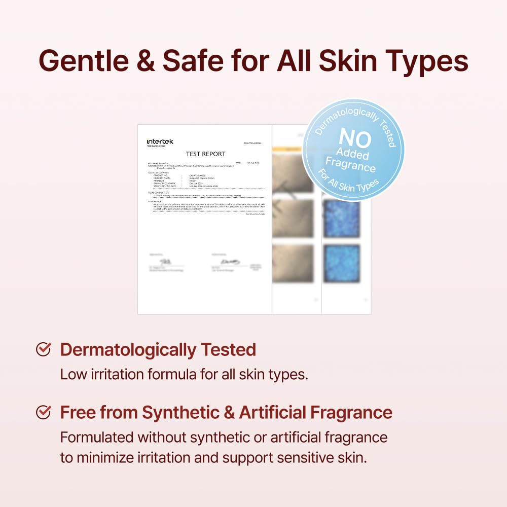 TerroirBon, GrapeCell Brightening & Firming Capsule Cream for Sensitive Skin– Skin Barrier & Deep Moisture, Hydrating & Firming with Grape Stem Cell Extract | Korean Skincare | 1.76 oz (50ml)