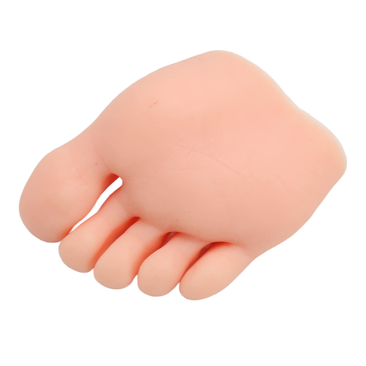 Nail Art Foot Model, Reusable Portable Practice Fake Foot Model Washable Professional for Salon for Beginner (Right)