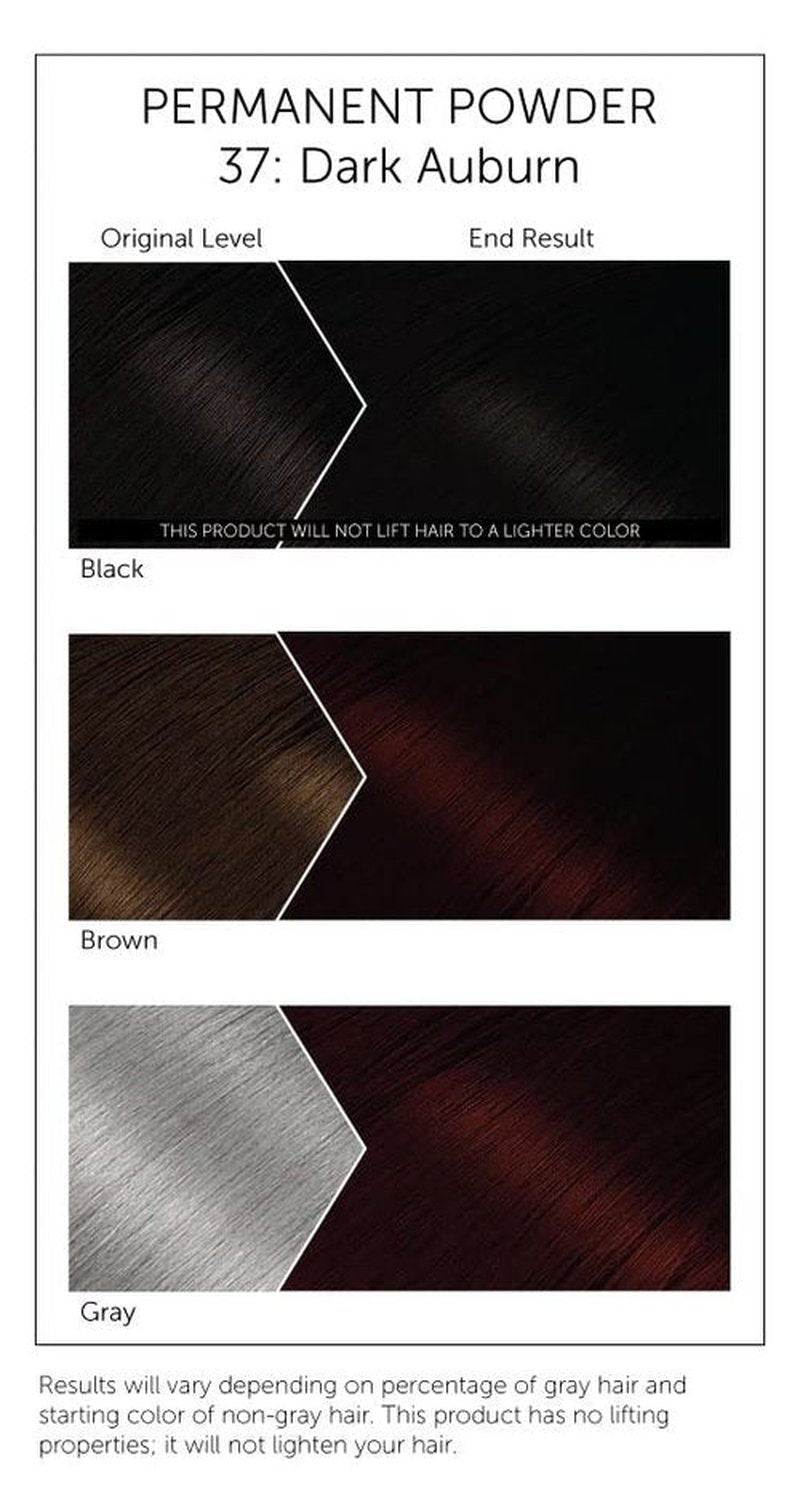 Bigen Powder Hair Color #37 Dark Auburn 0.21 Ounce (6ml) (3 Pack)