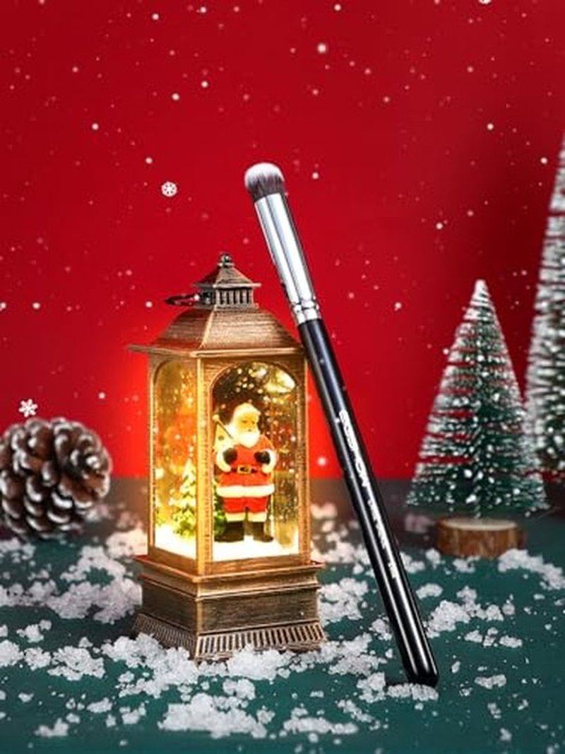 Crease Eyeshadow Brush, Eye Makeup Brush EIGSHOW Precision Eyeshadow Kabuki Brush for Smokey Eye,All Over Eye Make Up Brush(Crease Eyeshadow Brush) E802 Black